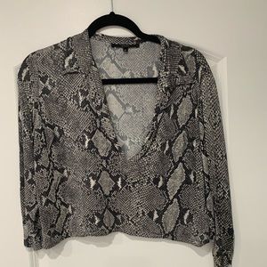 Gucci python print top VINTAGE